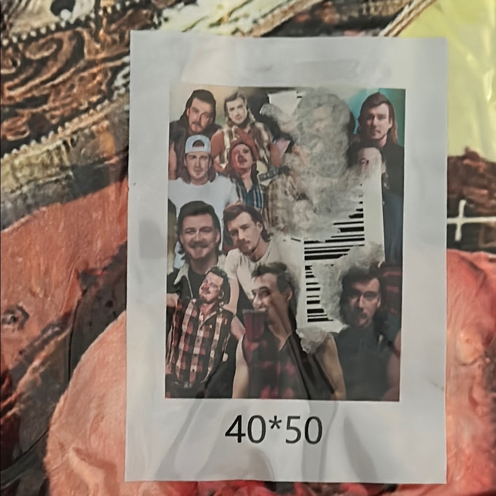 Morgan wallen Collage Blanket 40x50